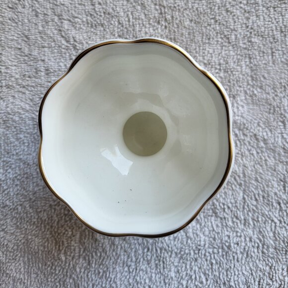 Minton Haddon Hall Bone China Candle Holders 3 1/8" VINTAGE GUC SEE PICTURES - Picture 3 of 7